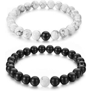 Lucky Feather Long Distance Relationships Couples Bracelets